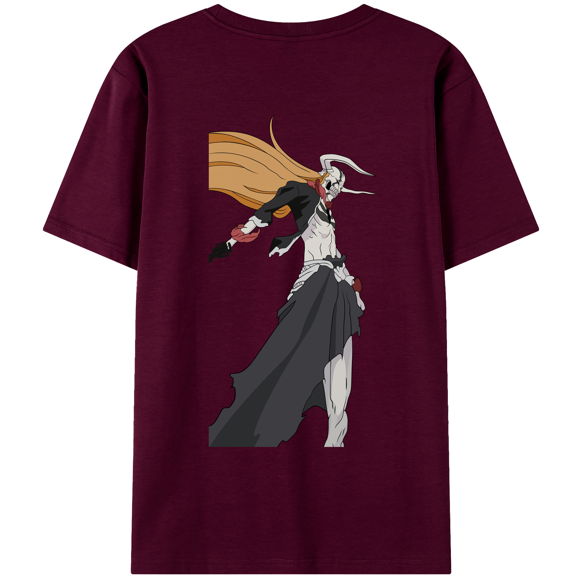 （画像用） ブリーチ 黒崎一護（くろさき いちご）BLEACH Kurosaki Ichigo レディース半袖Tシャツ(バックプリント)